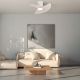 Lustre cu ventilator - Lustra LED cu Ventilator si telecomanda ONA alb