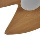 Lustre cu ventilator - Lustra LED cu Ventilator si telecomanda ONA alb/ lemn