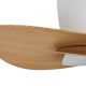 Lustre cu ventilator - Lustra LED cu Ventilator si telecomanda NENUFAR alb/ lemn