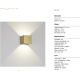 Aplice - Aplica iluminat exterior ambiental IP54 DAVOS LED 3000K