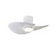 Lustre cu ventilator - Lustra LED cu Ventilator si telecomanda NENUFAR alb