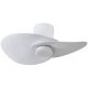 Lustre cu ventilator - Lustra LED cu Ventilator si telecomanda NENUFAR alb