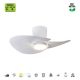 Lustre cu ventilator - Lustra LED cu Ventilator si telecomanda NENUFAR alb