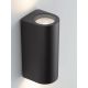 Aplice - Aplica exterior iluminat sus si jos IP65 BROM negru
