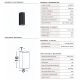 Aplice - Aplica exterior iluminat sus si jos IP65 BROM negru