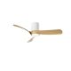 Lustre cu ventilator - Lustra LED cu Ventilator si telecomanda NEMO M alb/lemn