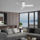 Lustre cu ventilator - Lustra LED cu Ventilator si telecomanda NEMO M alb