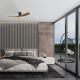 Lustre cu ventilator - Lustra LED cu Ventilator si telecomanda NEMO G negru/lemn