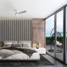 Lustra LED cu Ventilator si telecomanda NEMO G alb