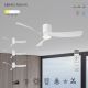 Lustre cu ventilator - Lustra LED cu Ventilator si telecomanda NEMO G alb