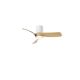 Lustre cu ventilator - Lustra LED cu Ventilator si telecomanda NEMO II XS alb/lemn