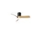 Lustre cu ventilator - Lustra LED cu Ventilator si telecomanda NEMO II XS negru/lemn