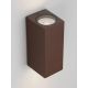 Aplice - Aplica exterior 2xGU10, IP65 METO maro corten