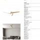 Lustre cu ventilator - Ventilator smart Bluetooth si telecomanda GROENLAND M, alb/ lemn
