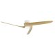 Lustre cu ventilator - Ventilator smart Bluetooth si telecomanda GROENLAND M, alb/ lemn