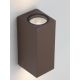 Aplice - Aplica exterior 2xGU10, IP65 METO maro inchis