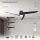 Lustre cu ventilator - Ventilator smart Bluetooth si telecomanda GROENLAND M negru