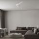 Lustre cu ventilator - Ventilator smart Bluetooth si telecomanda GROENLAND M alb