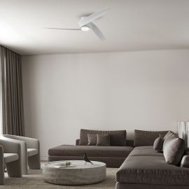 Lustre cu ventilator - Ventilator smart Bluetooth si telecomanda GROENLAND M alb