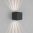 Aplica LED iluminat exterior ambiental IP65 VECTOR gri inchis