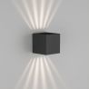 Aplica LED iluminat exterior ambiental IP65 VECTOR gri inchis