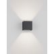 Aplice - Aplica LED iluminat exterior ambiental IP65 VECTOR gri inchis