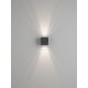 Aplice - Aplica LED iluminat exterior ambiental IP65 VECTOR gri inchis