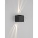 Aplice - Aplica LED iluminat exterior ambiental IP65 VECTOR gri inchis