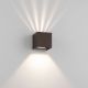 Aplice - Aplica LED iluminat exterior ambiental IP65 VECTOR maro corten