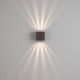 Aplice - Aplica LED iluminat exterior ambiental IP65 VECTOR maro corten