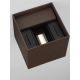Aplice - Aplica LED iluminat exterior ambiental IP65 VECTOR maro corten