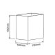 Aplice - Aplica iluminat exterior ambiental IP65 DAVOS LED 2700K