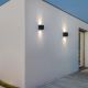 Aplica LED iluminat exterior ambiental IP65 VECTOR negru