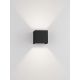 Aplice - Aplica LED iluminat exterior ambiental IP65 VECTOR negru
