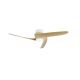 Lustre cu ventilator - Ventilator smart Bluetooth si telecomanda GROENLAND S, alb/ lemn