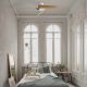 Lustre cu ventilator - Ventilator tavan LED si telecomanda GROENLAND XS, alb/ lemn