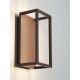 Aplice - Aplica LED iluminat exterior IP65 DEVIN maro corten