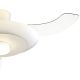 Lustre cu ventilator - Lustra LED cu ventilator palete retractabile KYOTO alb