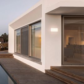 Aplice - Aplica LED iluminat exterior IP65 BALT alb