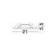 Spoturi - Spot aplicat sol/ perete exterior IP67, LED 3W 2700K, IK10 ROUTE