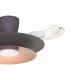 Lustre cu ventilator - Lustra LED cu ventilator palete retractabile PATAGONIA maro cafe