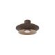 Lustre cu ventilator - Lustra LED cu ventilator palete retractabile PATAGONIA maro cafe