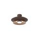 Lustre cu ventilator - Lustra LED cu ventilator palete retractabile PATAGONIA maro cafe