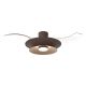 Lustre cu ventilator - Lustra LED cu ventilator palete retractabile PATAGONIA maro cafe