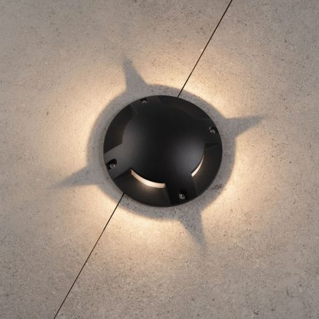 Spoturi - Spot aplicat sol/ perete exterior IP67, LED 6W 2700K, IK10 ROUTE