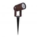 Proiector cu Tarus iluminat exterior decorativ IP65 GES maro corten