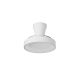 Lustre cu ventilator - Lustra LED cu ventilator palete retractabile NISEKO XS alb