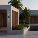 Aplica LED exterior iluminat arhitectural IP65 REMY negru