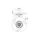 Lustre cu ventilator - Lustra LED cu ventilator palete retractabile NISEKO XS alb/ lemn