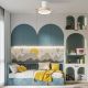 Lustre cu ventilator - Lustra LED cu ventilator palete retractabile NISEKO XS alb/ lemn